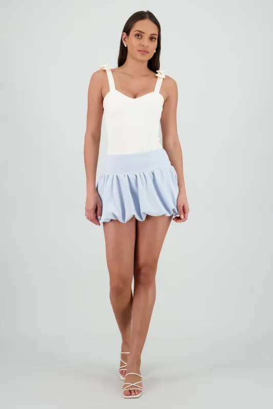 Falda globo pretina ancha sold by Shasa