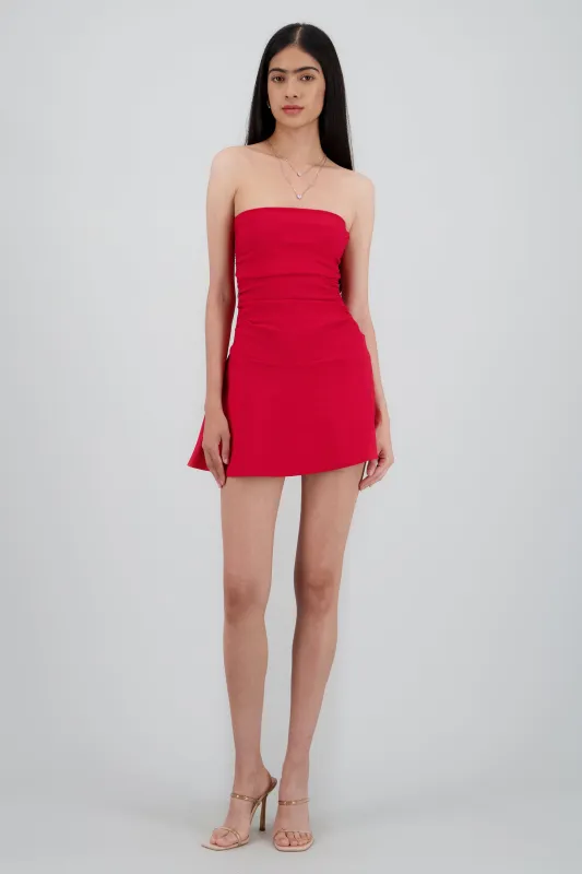 Vestido mini strapless sold by Shasa