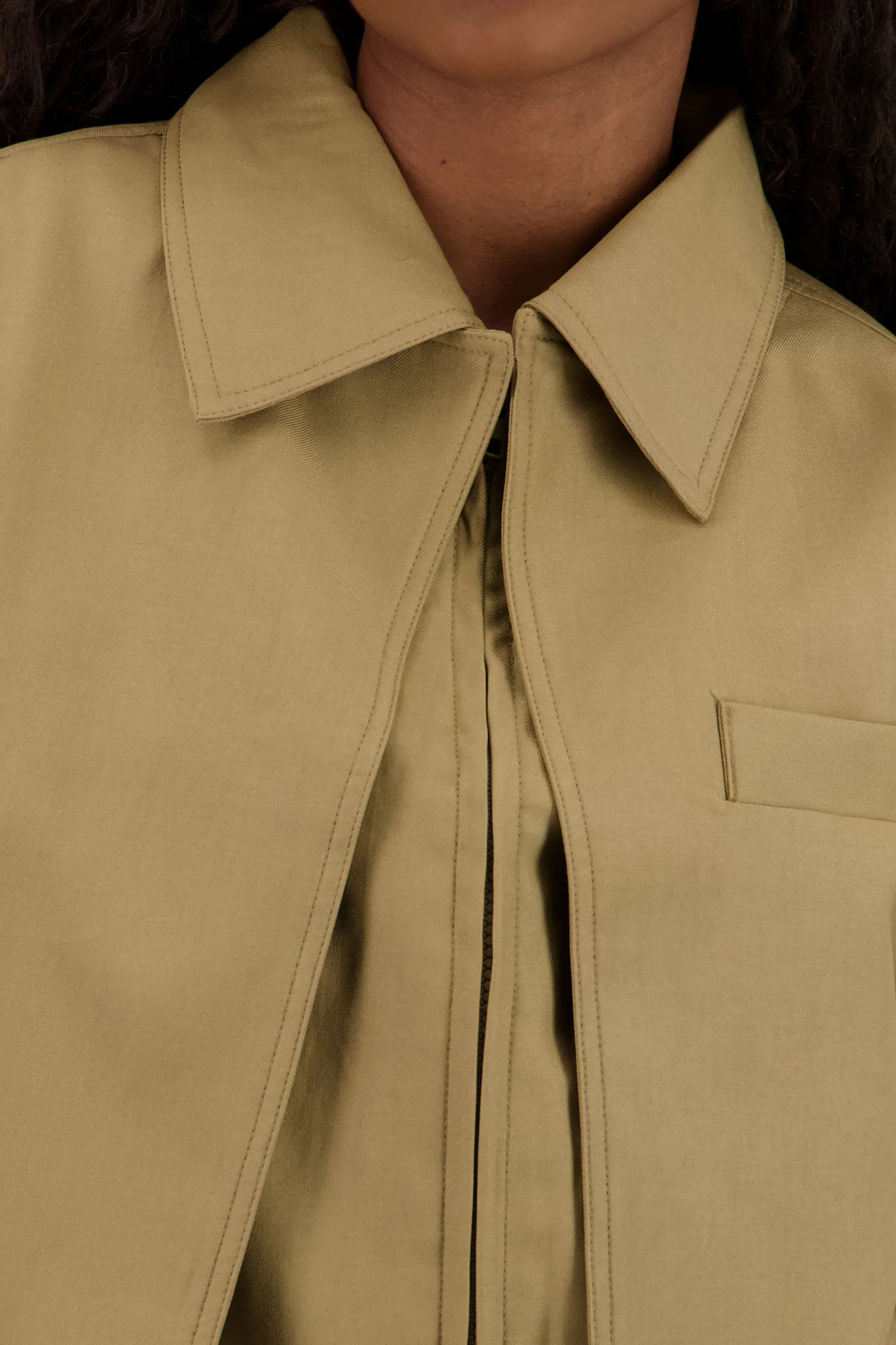 Chamarra lisa detalle cuello sold by Shasa product image thumbnail 5