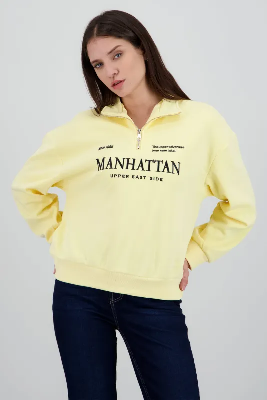 Sudadera manhattan detalle cierre sold by Shasa