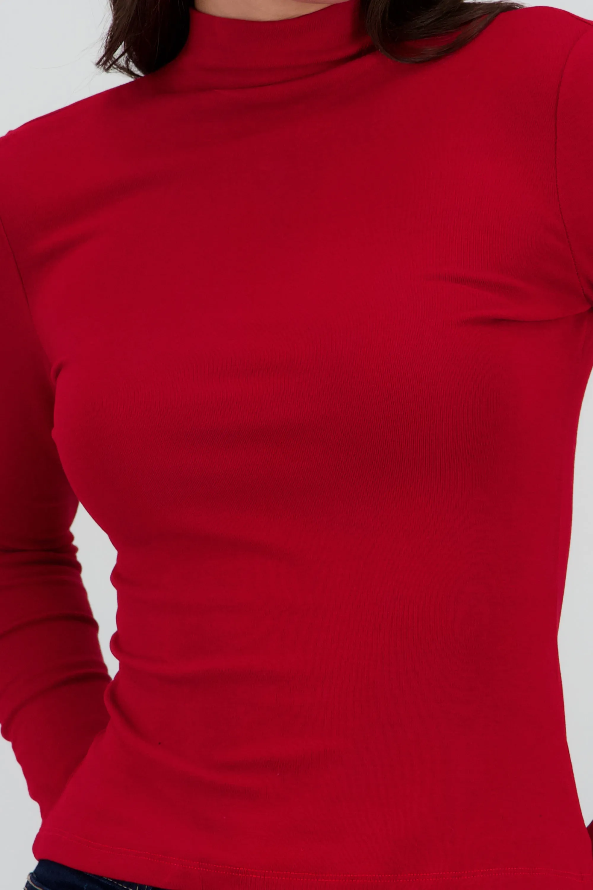 Top liso manga larga cuello alto sold by Shasa product image thumbnail 5