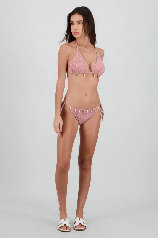 Bikini tejido conchitas sold by Shasa