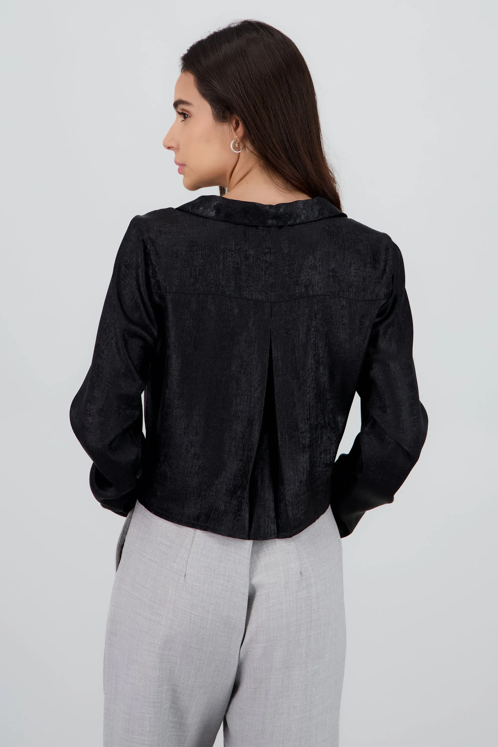 Camisa crop manga larga sold by Shasa product image thumbnail 4