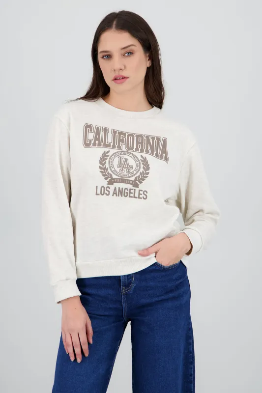 Sudadera estampado california la sold by Shasa