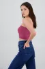 Top Tubo Strapless Rib sold by Shasa