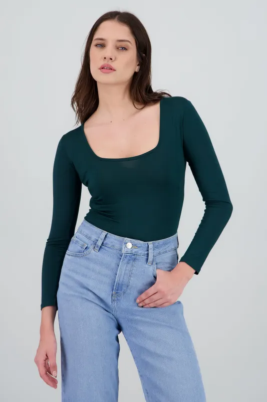 Bodysuit Liso Escote Cuadrado sold by Shasa