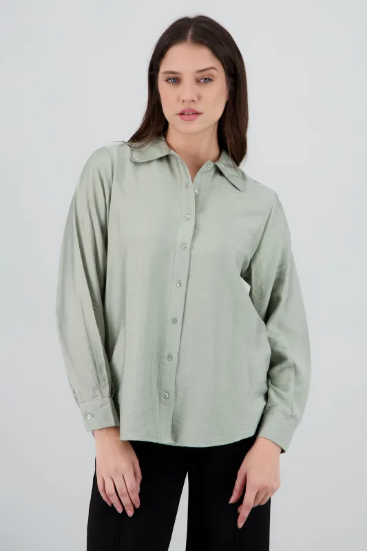 Camisa amplia lisa sold by Shasa