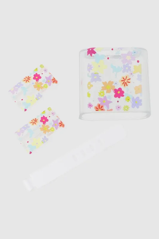 Protector cargador flores minis sold by Shasa