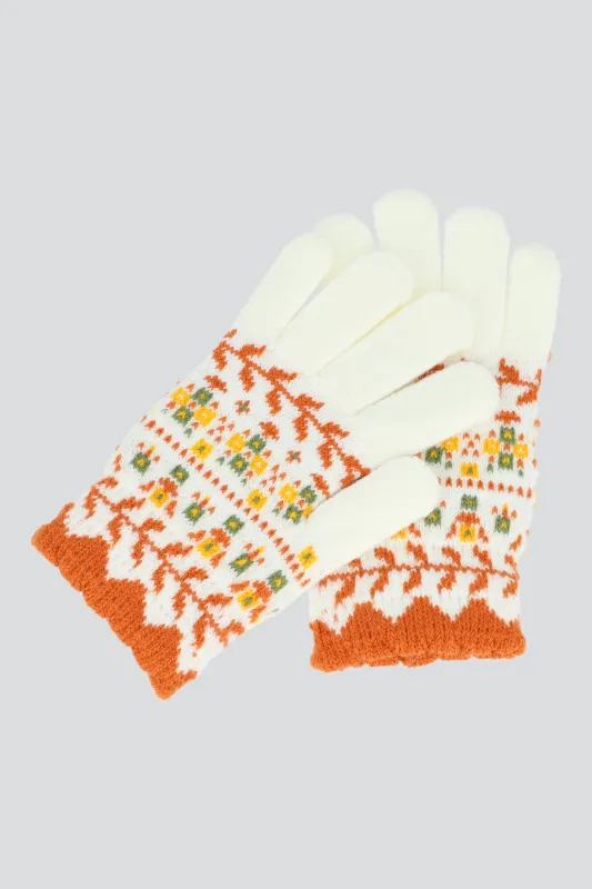 Guantes print floral sold by Shasa