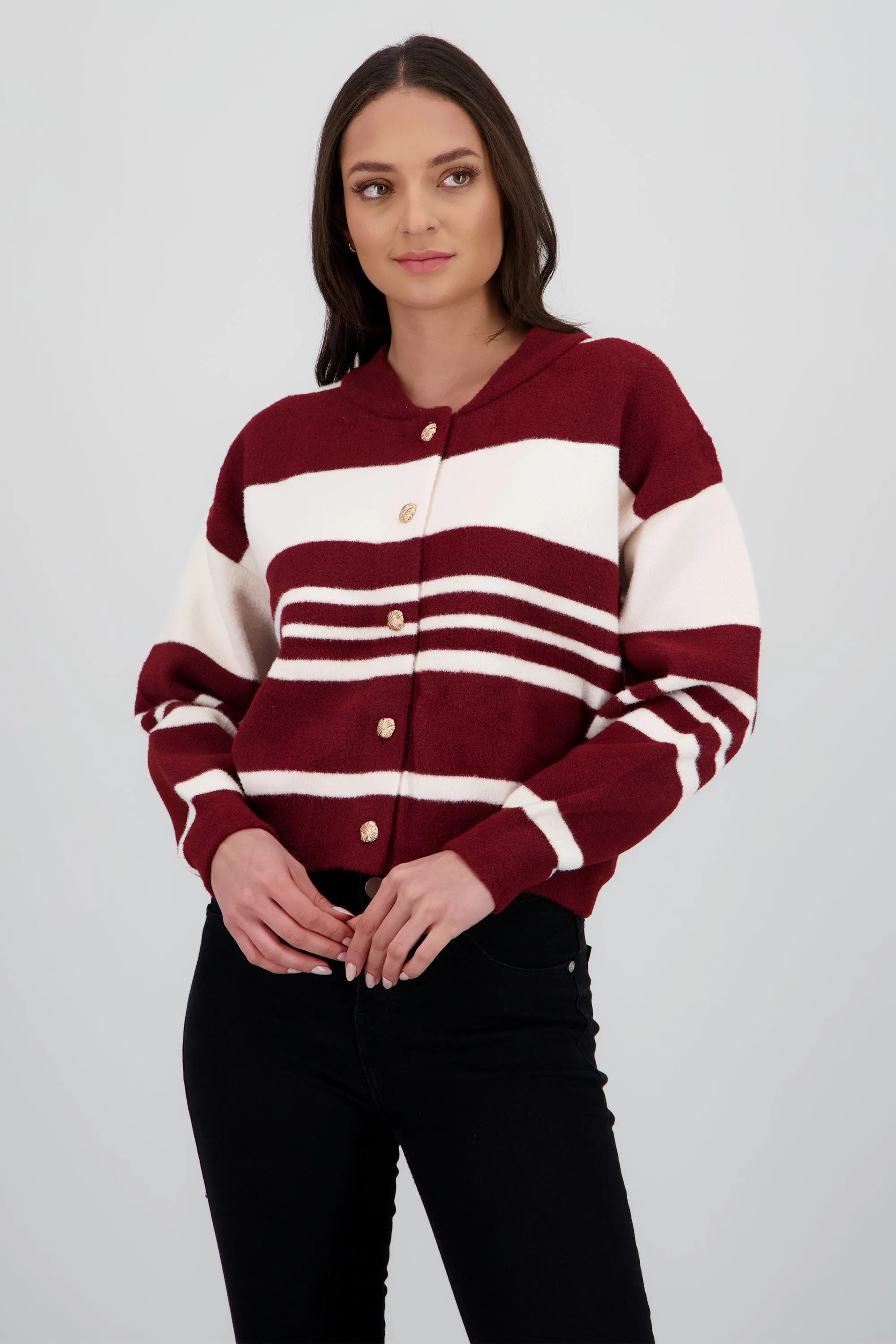 Cardigan rayas detalle botones sold by Shasa product image thumbnail 2