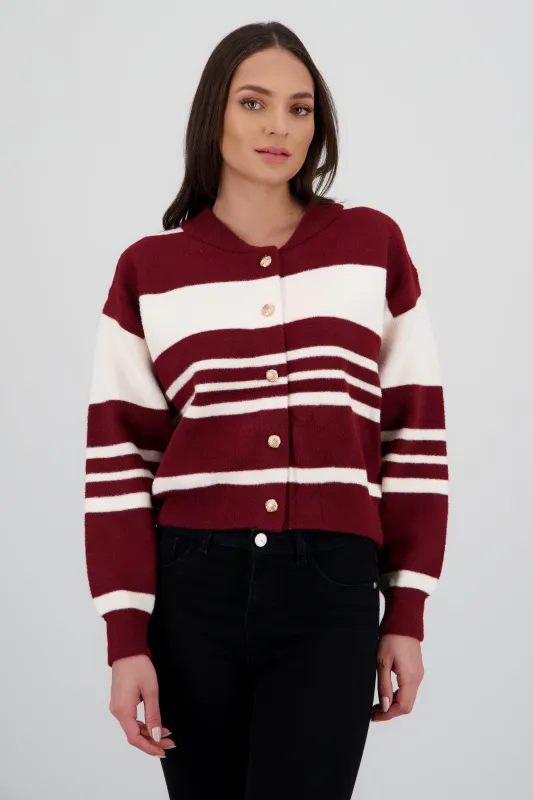 Cardigan rayas detalle botones sold by Shasa