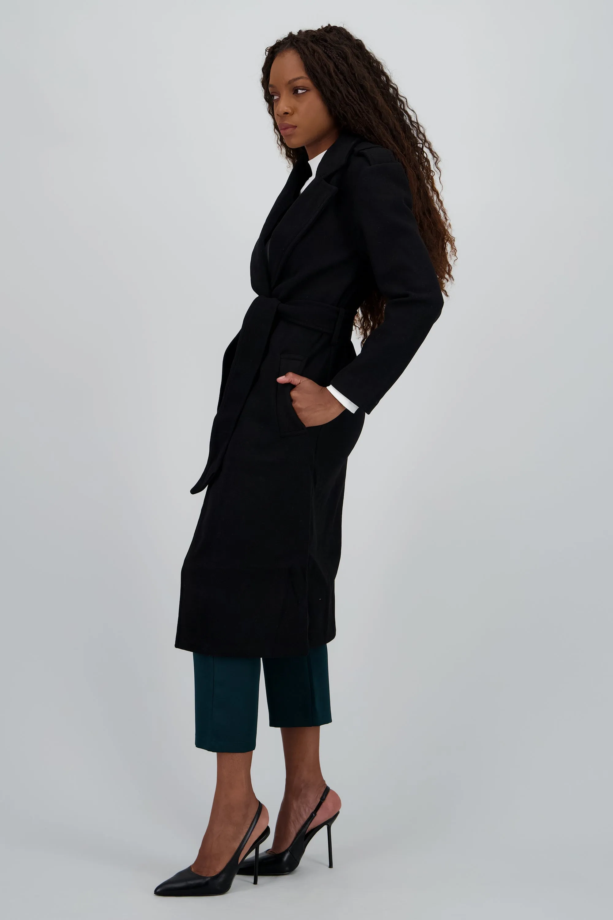 Abrigo midi con cinturon sold by Shasa product image thumbnail 3