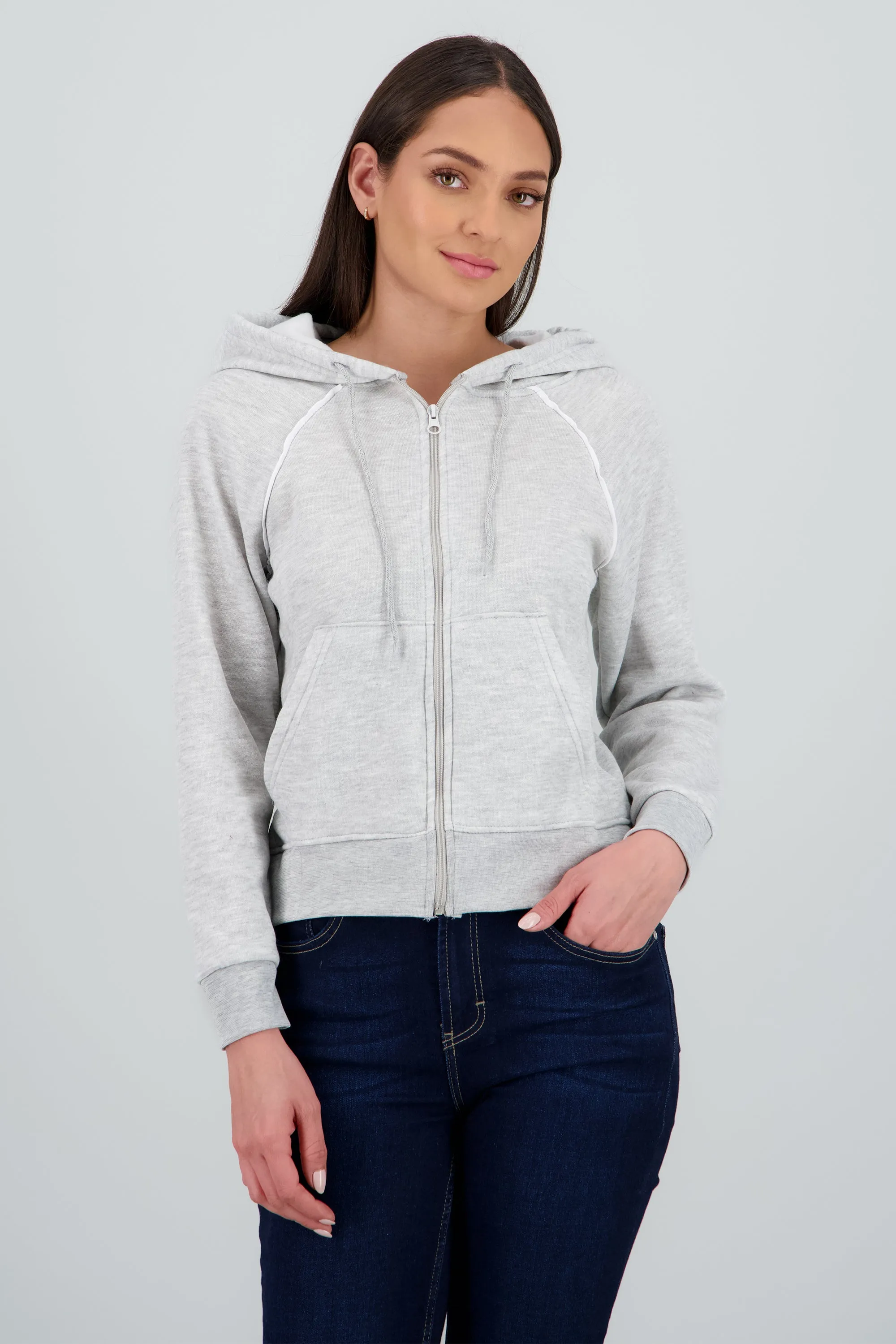 Sudadera cierro con gorro detalle contraste sold by Shasa product image thumbnail 2