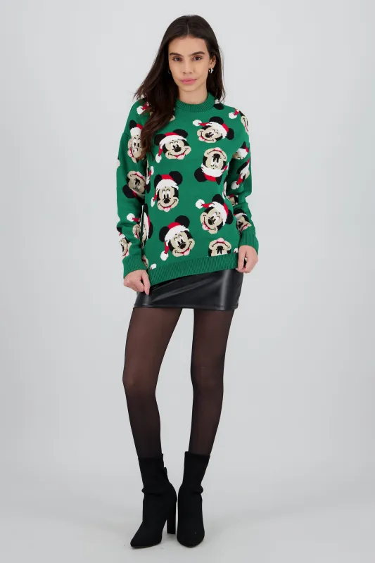 Sueter navideño Mickey caras sold by Shasa