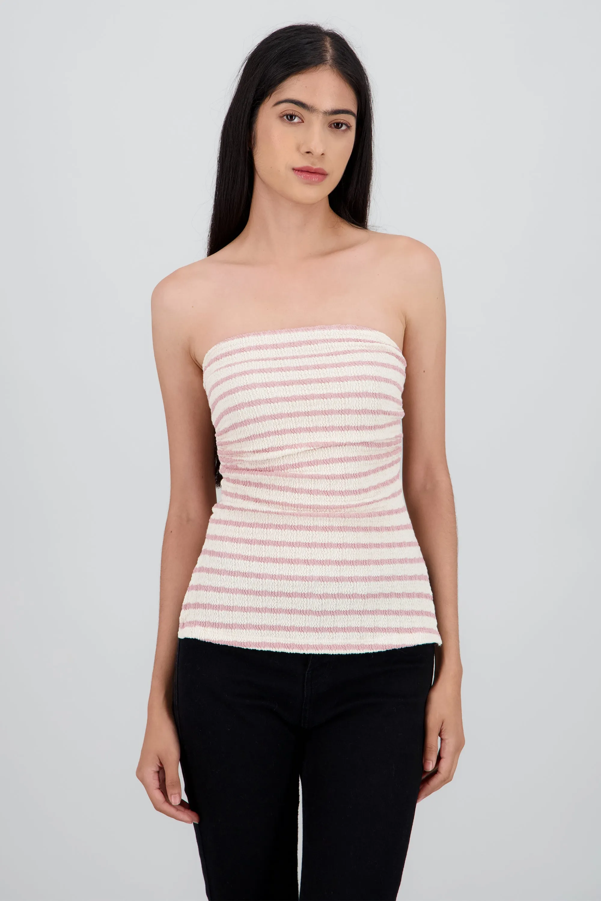 Top tubo rayas textura sold by Shasa