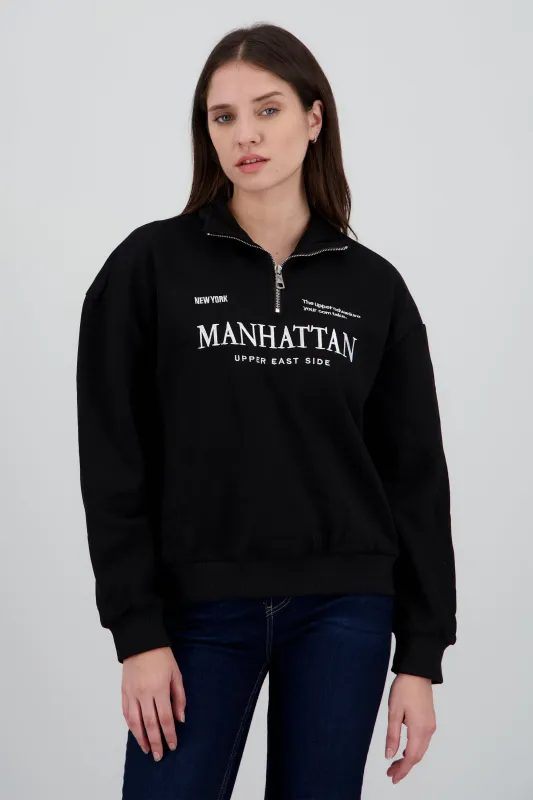 Sudadera manhattan detalle cierre sold by Shasa