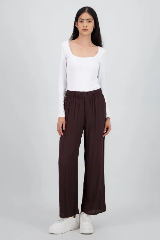 Pantalón Wide Leg Cintura Elástico sold by Shasa
