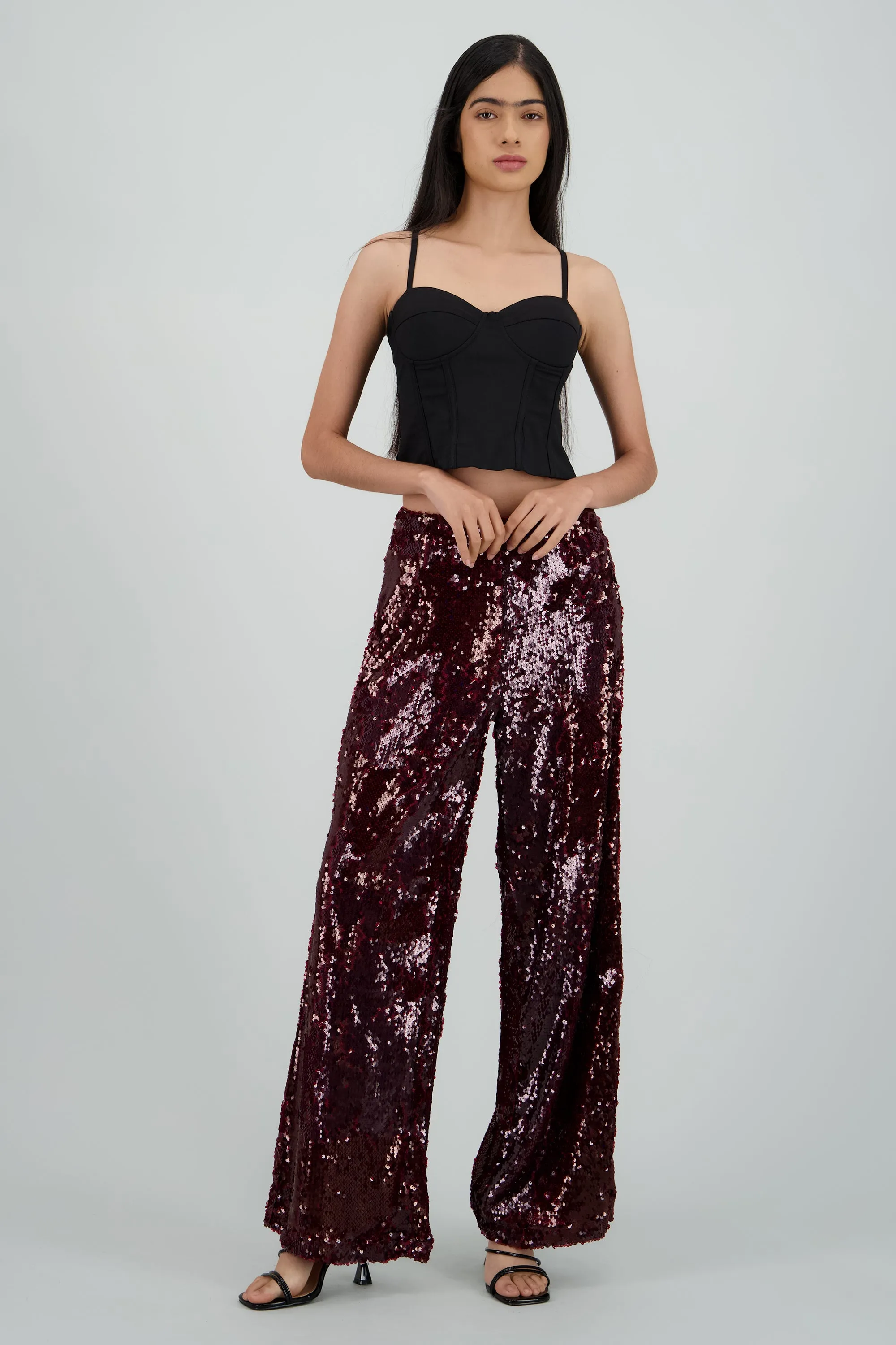 PANTALON AMPLIO LENTEJUELAS sold by Shasa