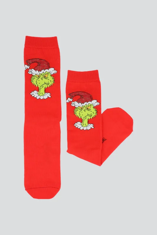 Calcetin grinch gorro lurex sold by Shasa