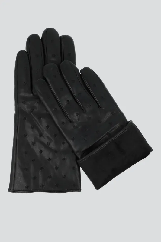 Guantes pu polkas sold by Shasa