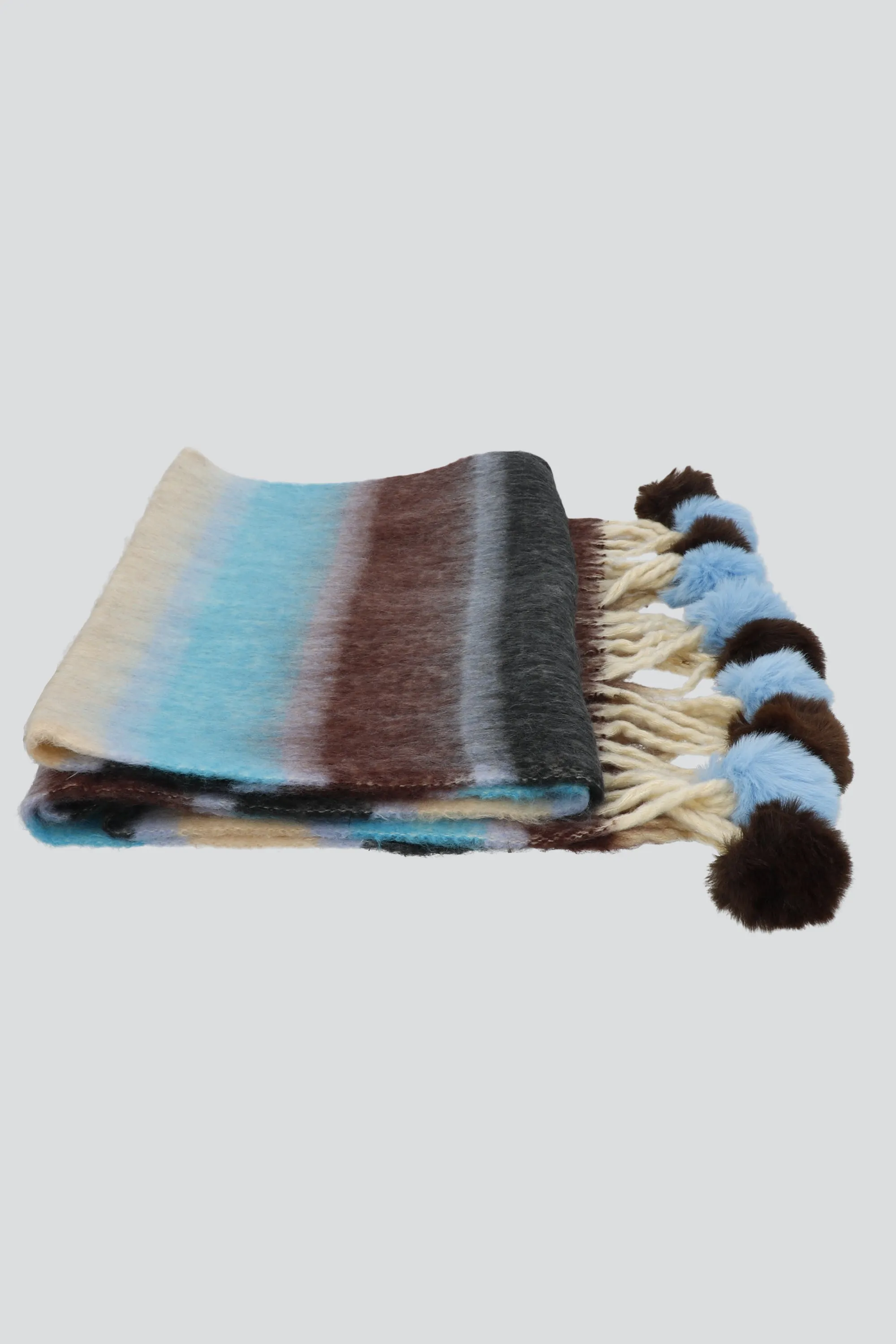 Bufanda colorida flcos pompones sold by Shasa product image thumbnail 3