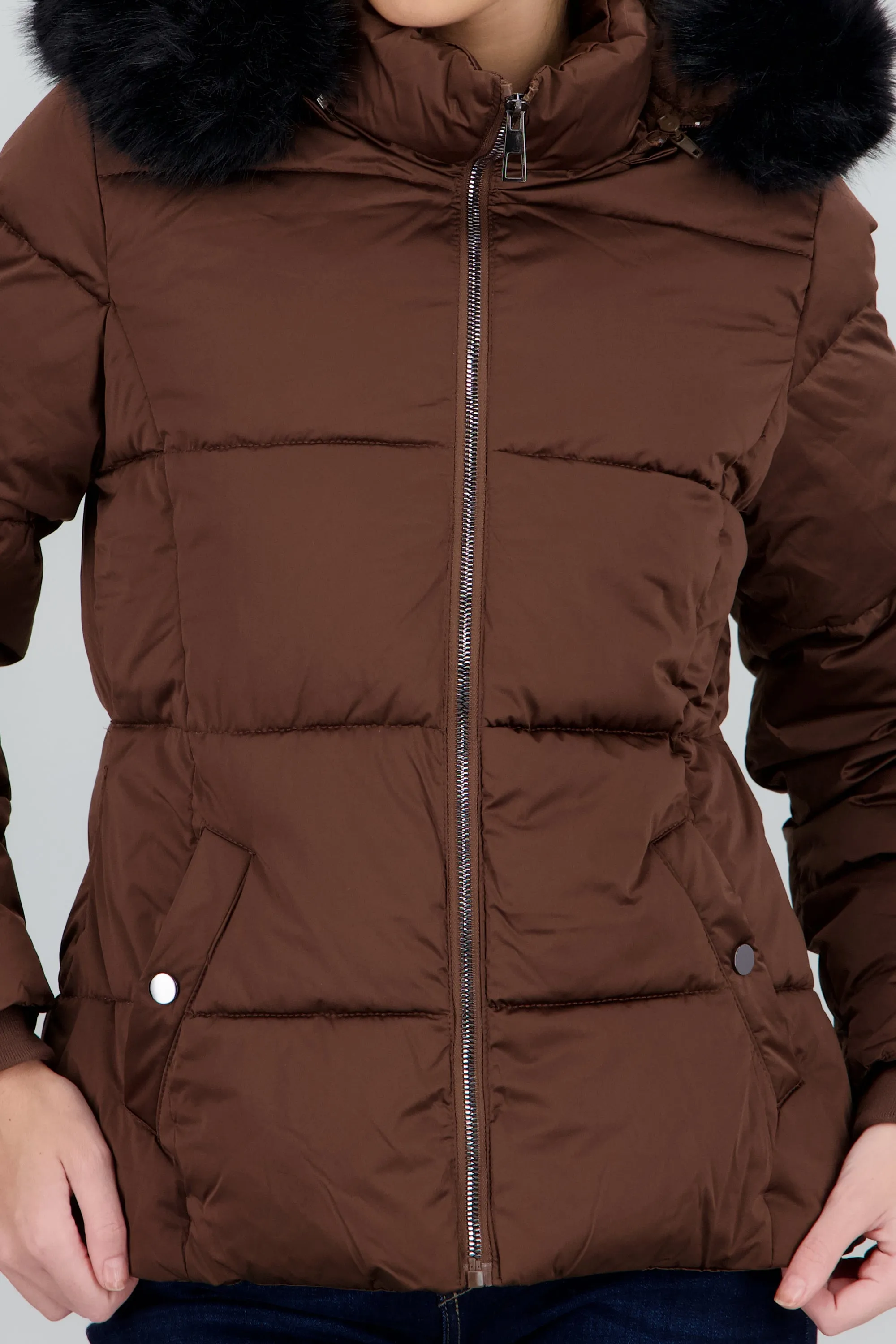 Chamarra satin capitonada con gorro peluche sold by Shasa product image thumbnail 5