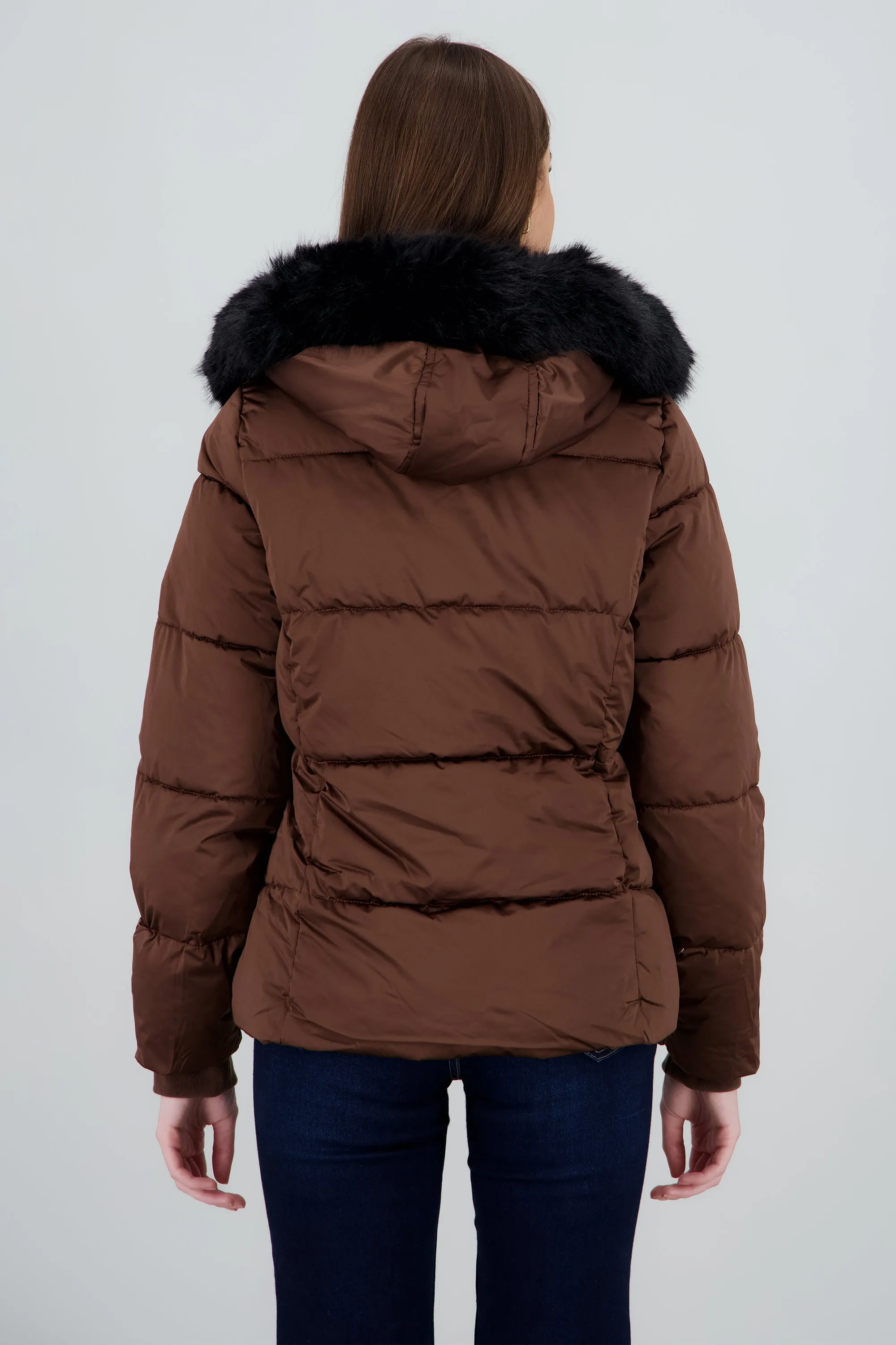 Chamarra satin capitonada con gorro peluche sold by Shasa product image thumbnail 4