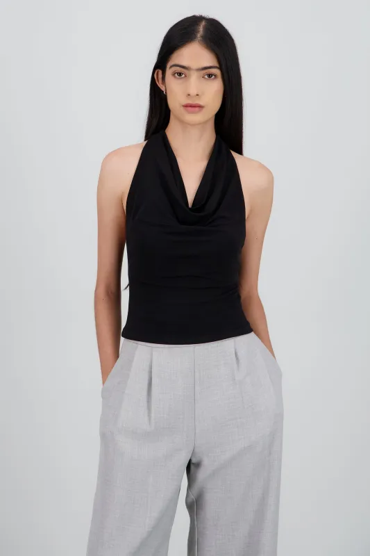 Top halter escote cascada sold by Shasa