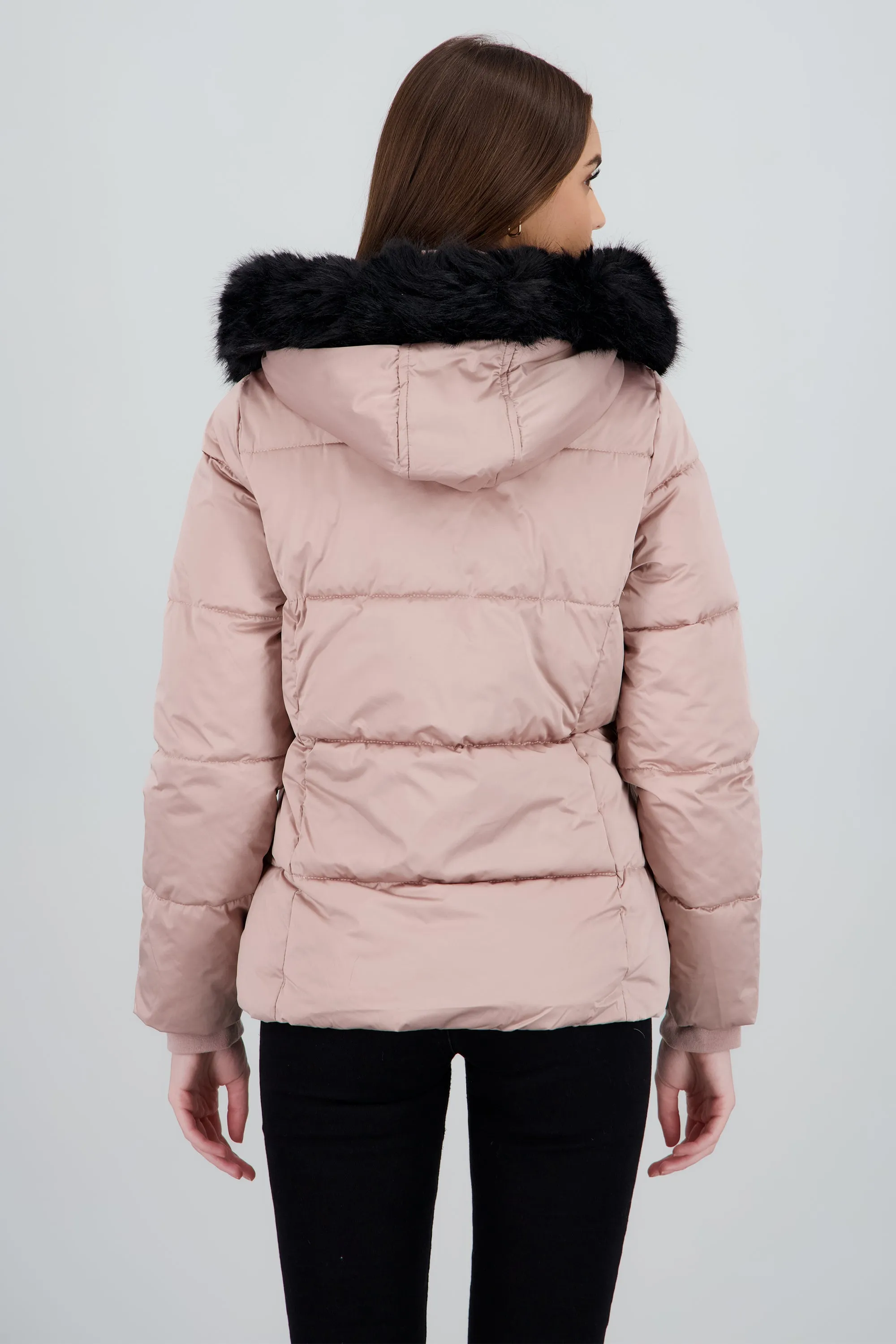 Chamarra satin capitonada con gorro peluche sold by Shasa product image thumbnail 4