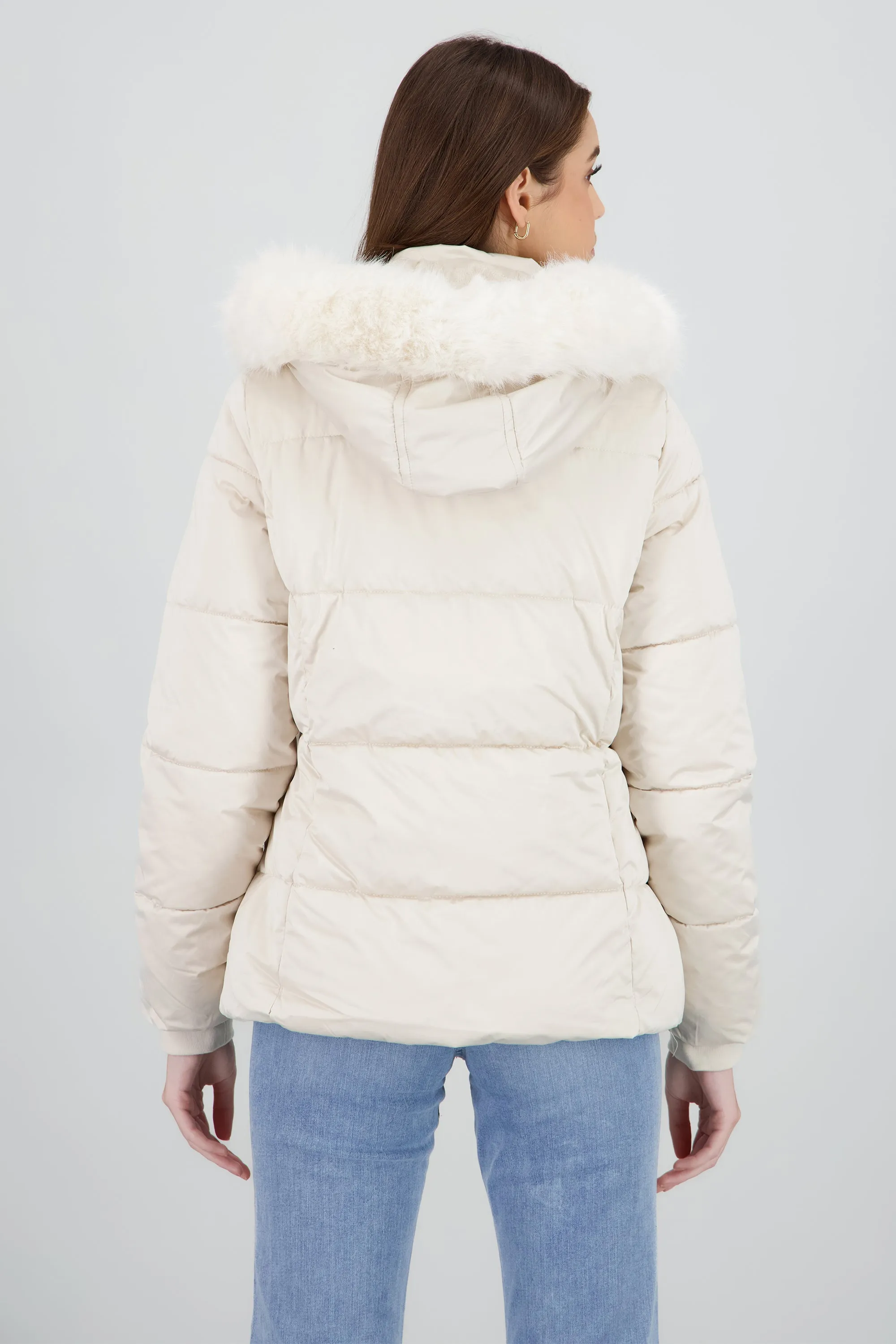 Chamarra satin capitonada con gorro peluche sold by Shasa product image thumbnail 4