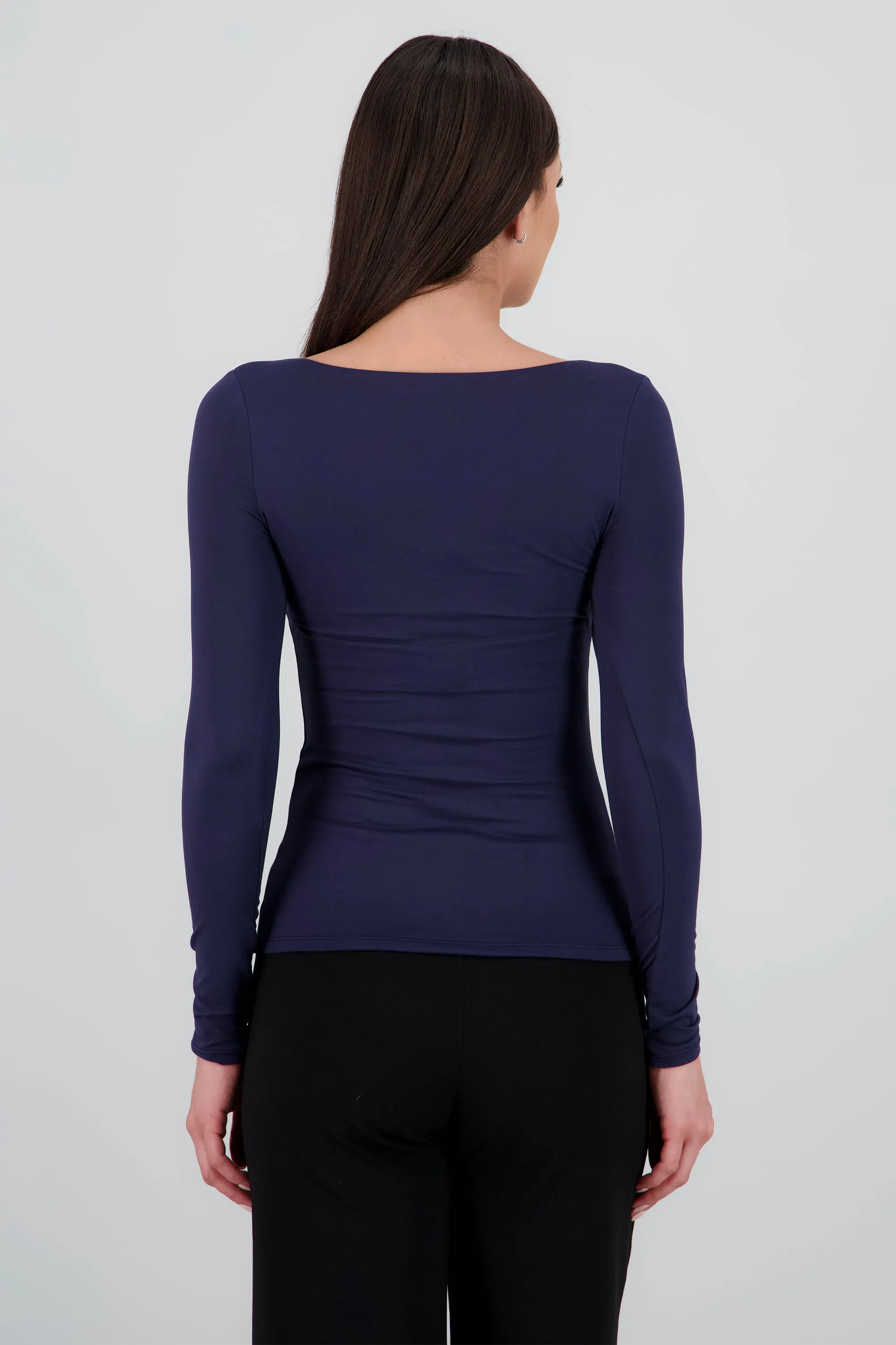 Top manga larga escote cuadrado sold by Shasa product image thumbnail 4