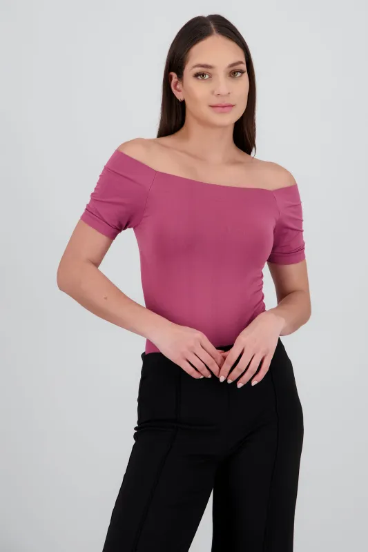 Bodysuit Liso Hombros Descubiertos sold by Shasa