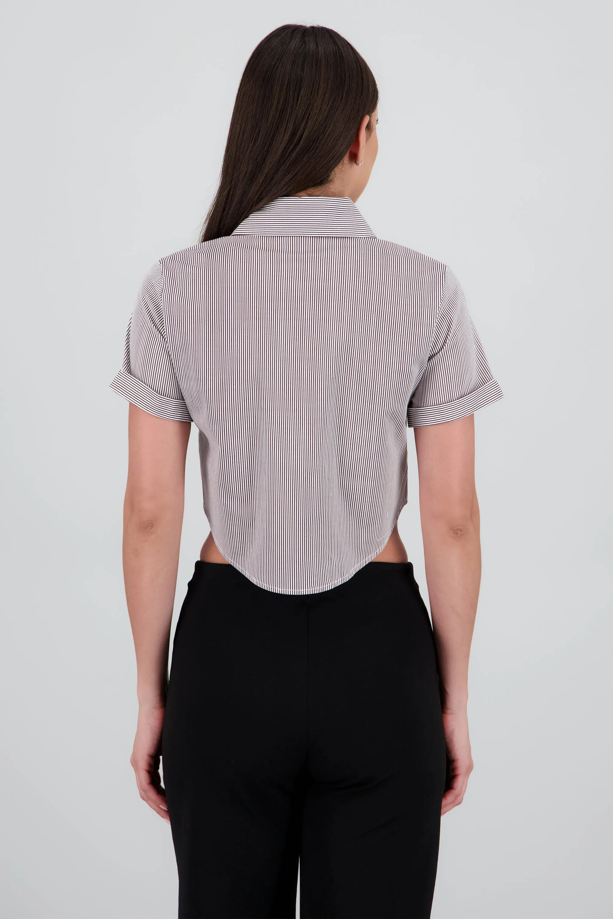Camisa crop manga corta sold by Shasa product image thumbnail 4