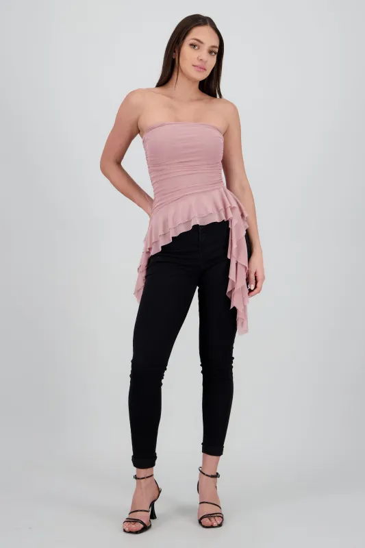 Top strapless drapeado sold by Shasa