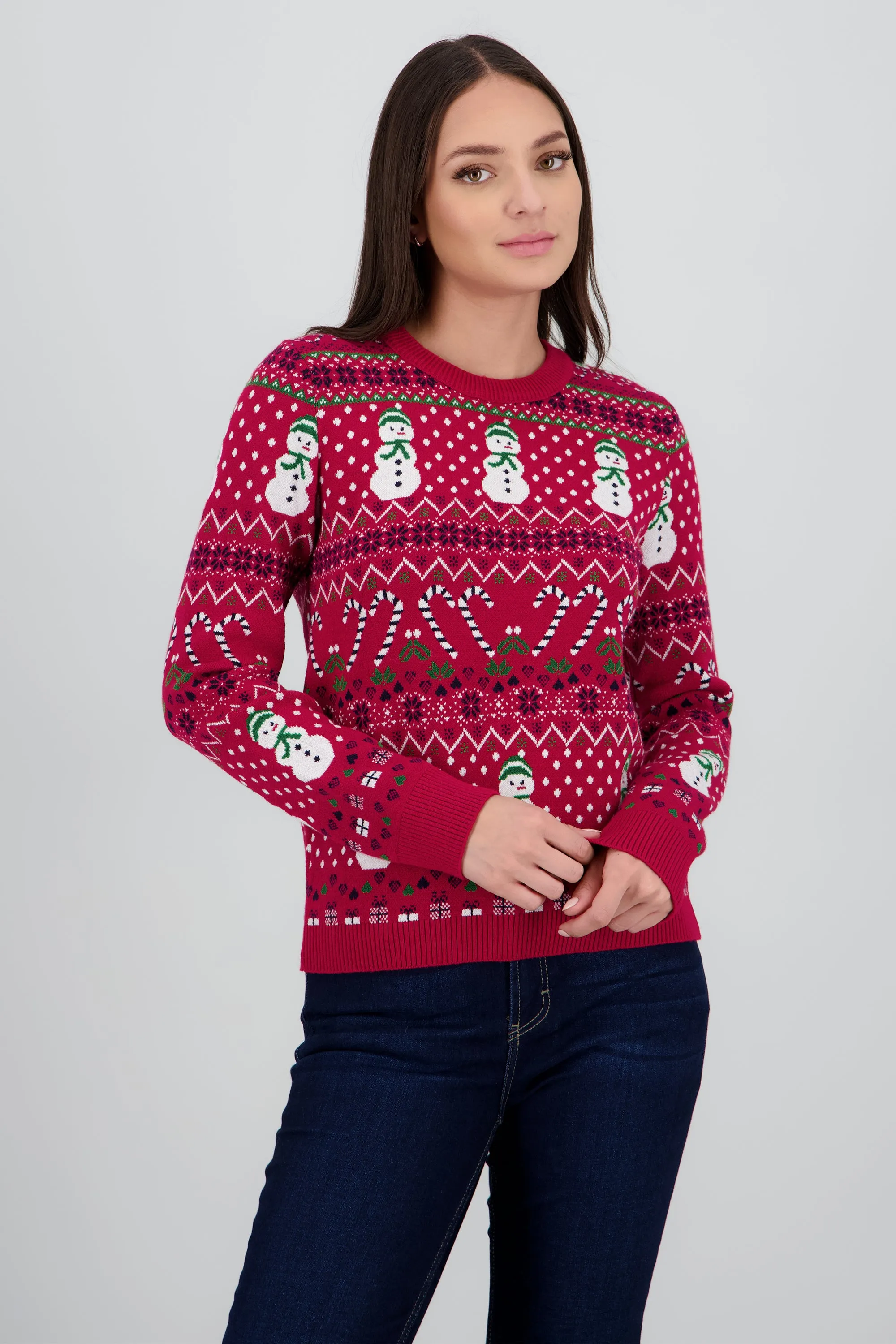 Sueter navideño muñecos y dulcer sold by Shasa