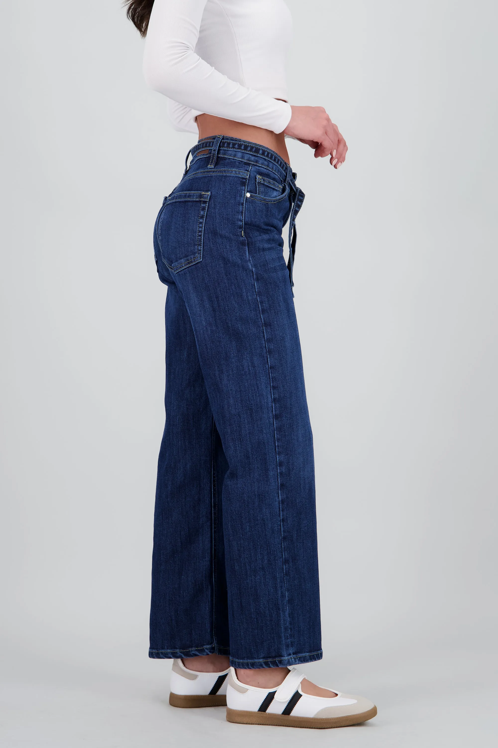 Jeans wide leg cinto sold by Shasa product image thumbnail 3