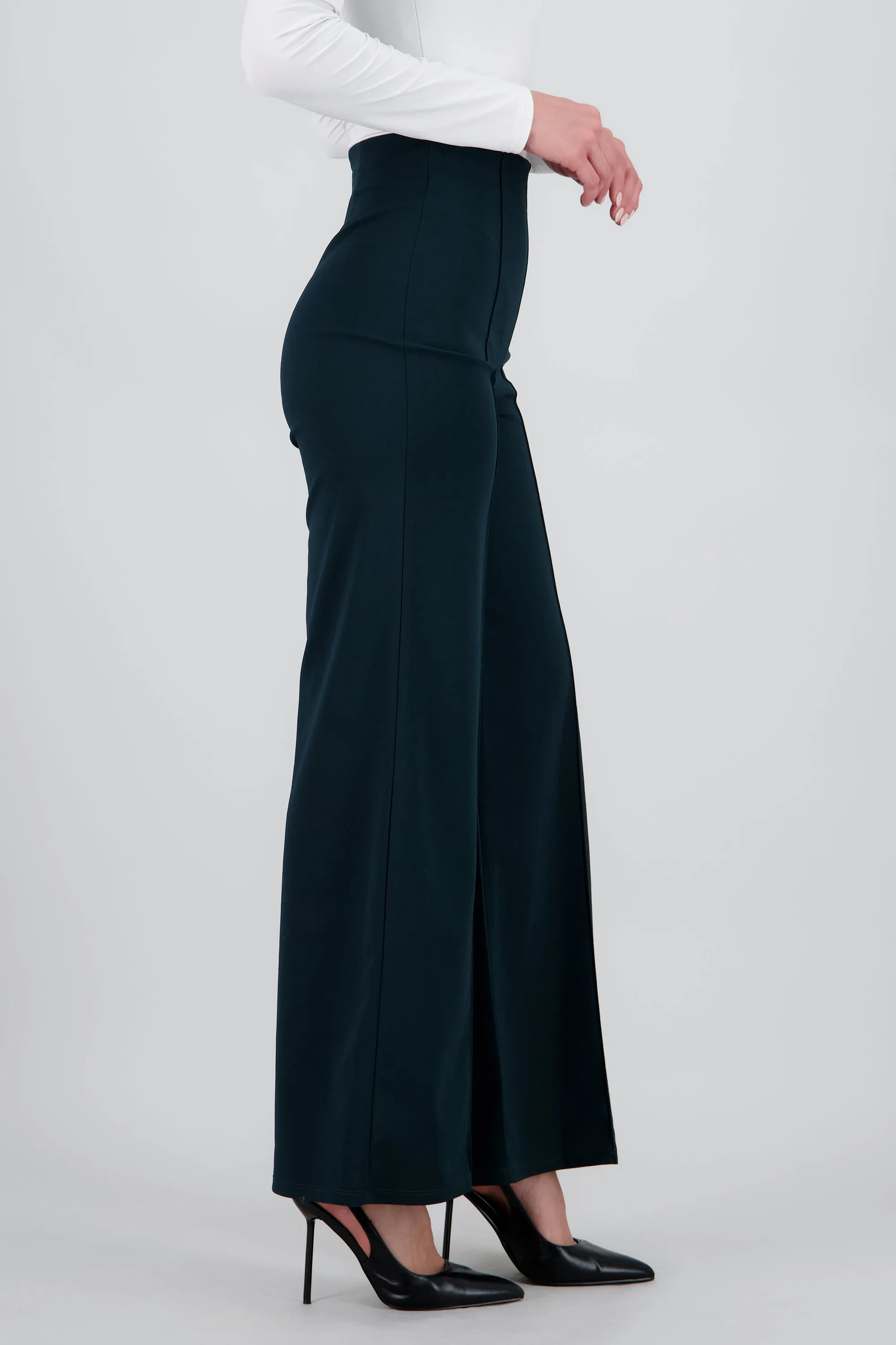 Pantalón Wide Leg Cintura Alta Costuras sold by Shasa product image thumbnail 3