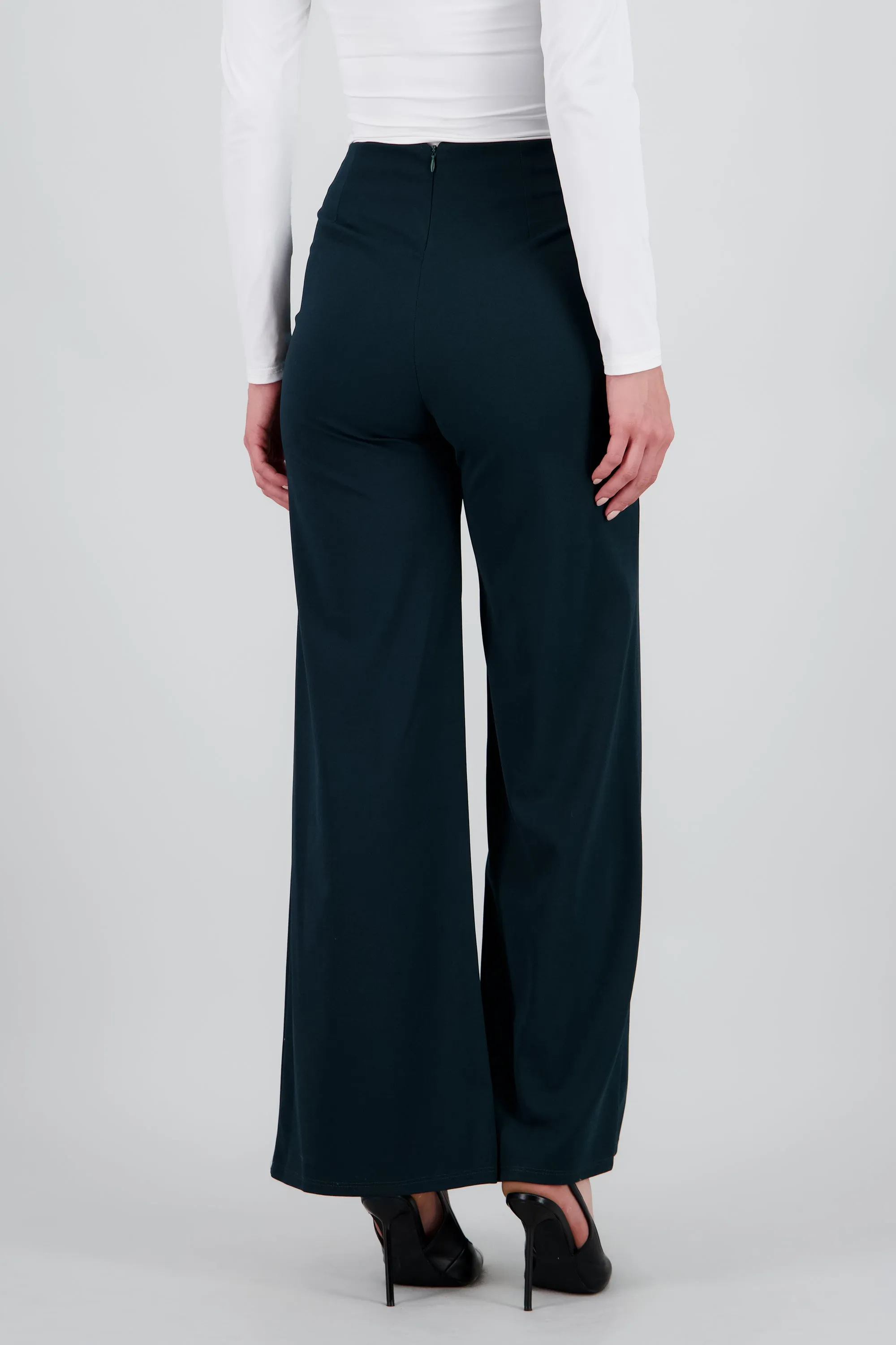 Pantalón Wide Leg Cintura Alta Costuras sold by Shasa product image thumbnail 4