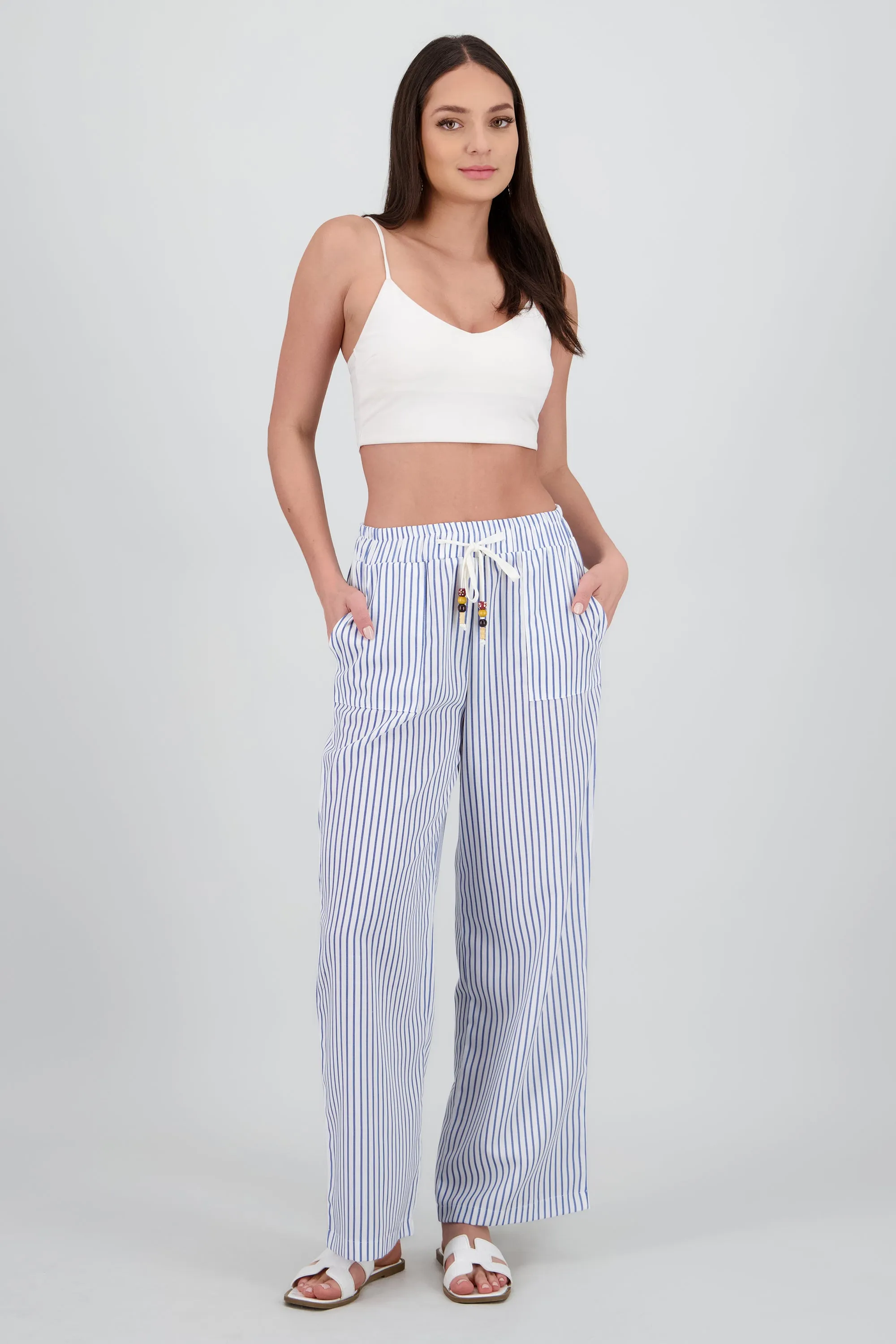 Pantalon fluido detalle jareta sold by Shasa