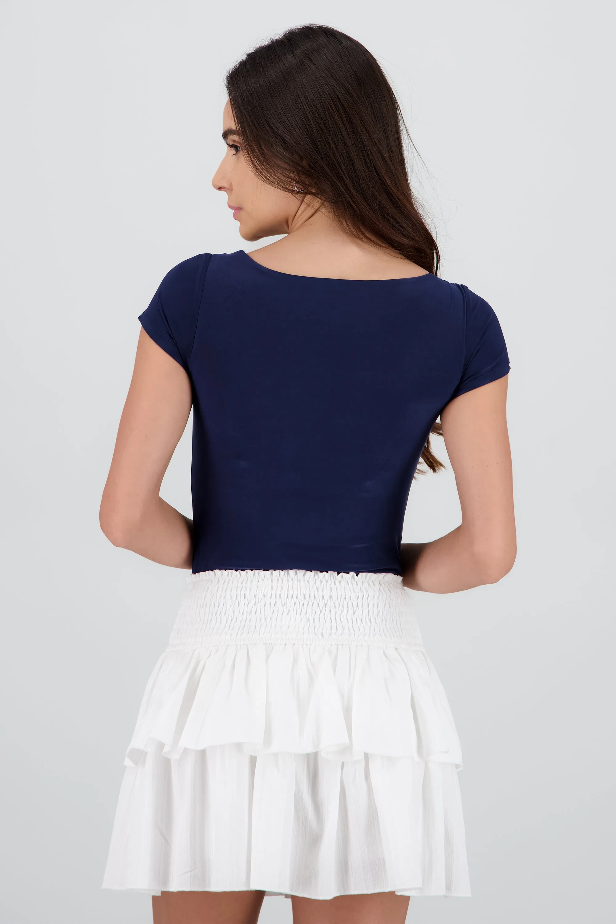 Body manga corta escote cuadrado sold by Shasa product image thumbnail 3