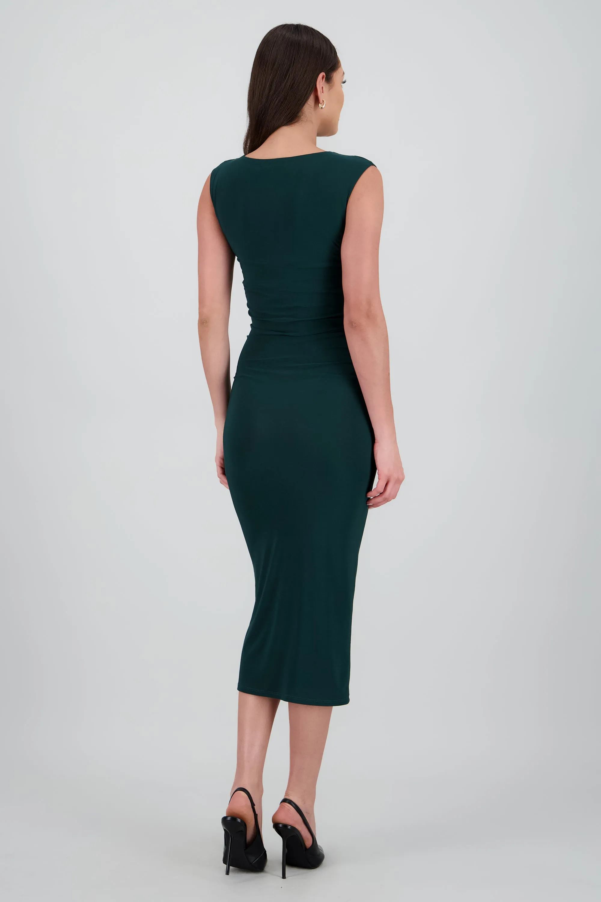 Vestido drapeado sin mangas sold by Shasa product image thumbnail 4