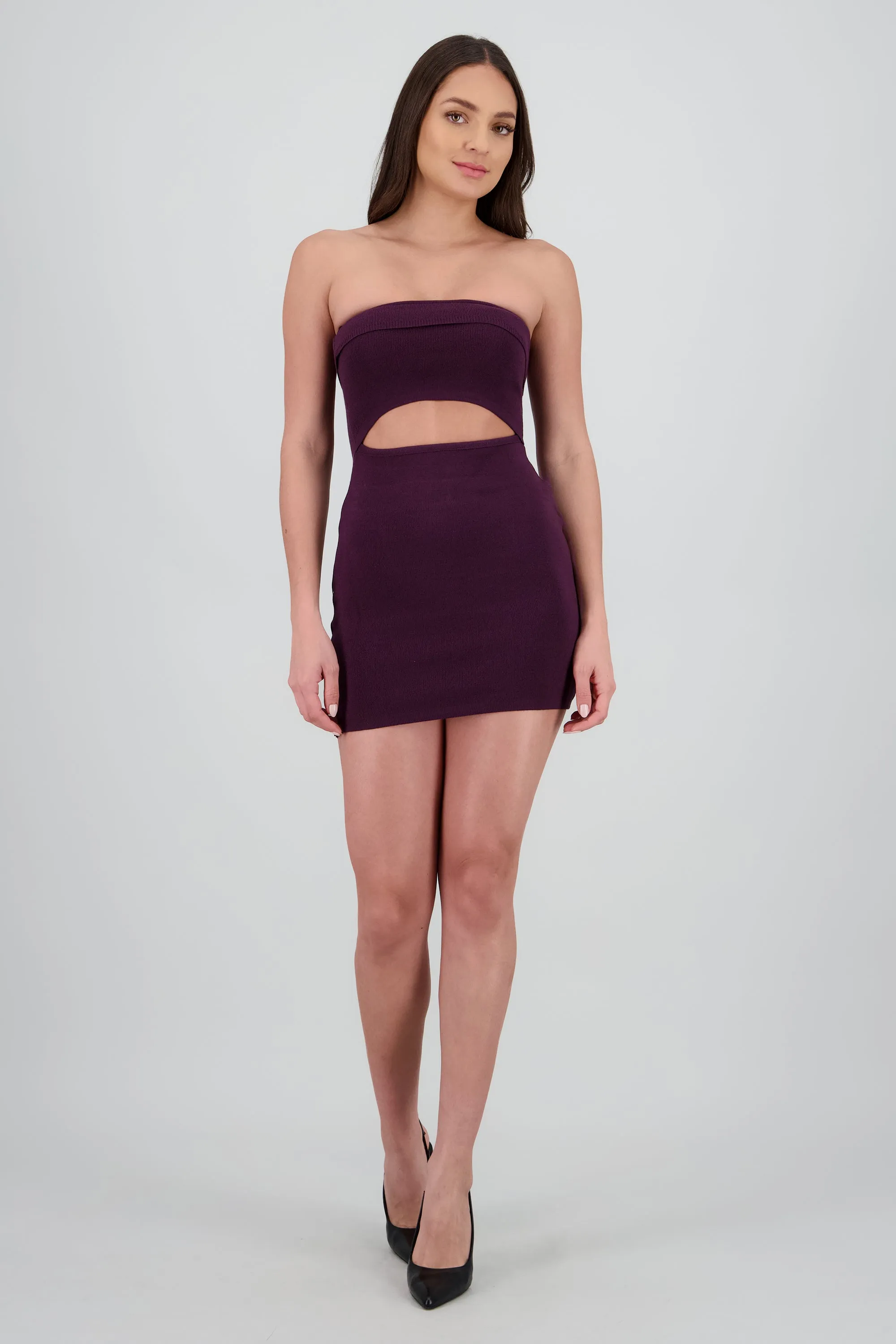 Vestido tejido abertura cintura sold by Shasa