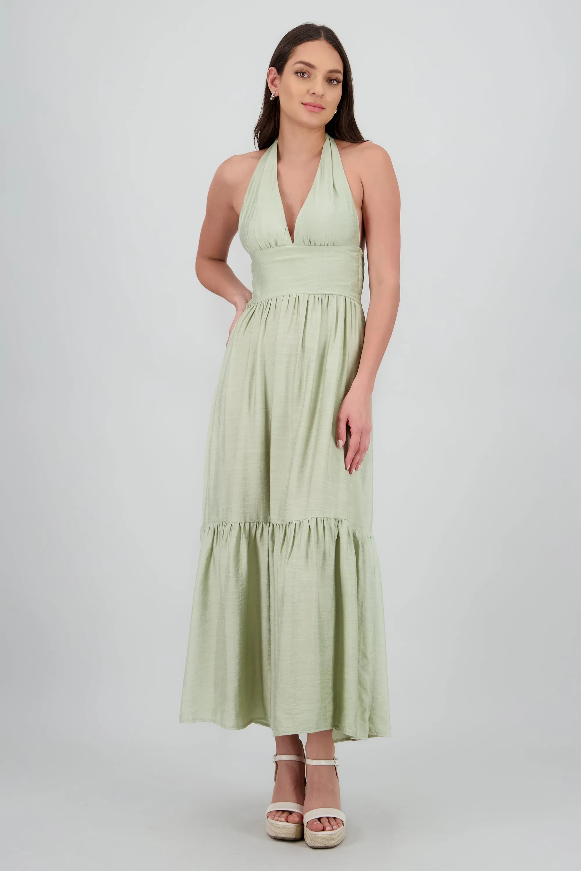 Vestido maxi halter amarre sold by Shasa product image thumbnail 2