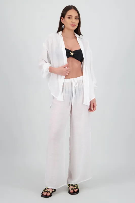 Pantalon ligero jareta sold by Shasa