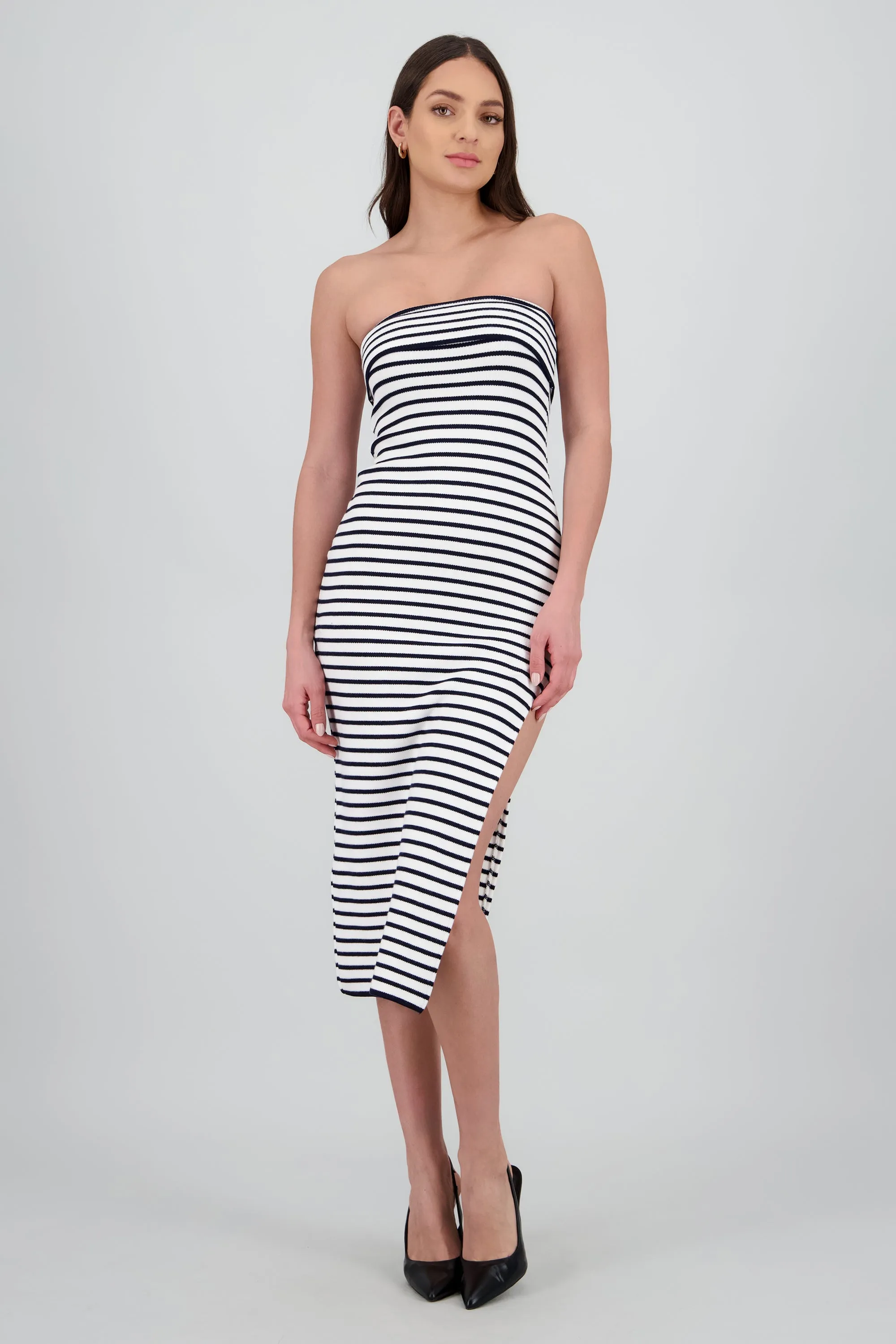 Vestido maxi detalle doblez sold by Shasa