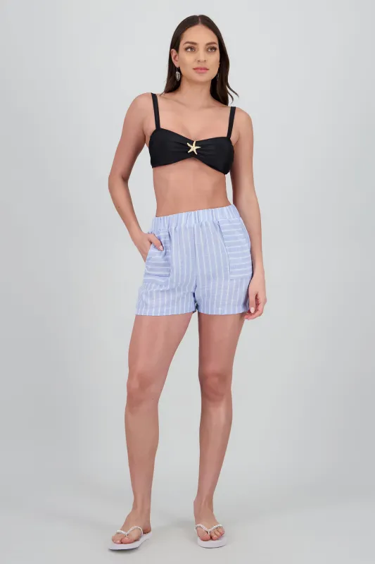 Short rayas bolsas sold by Shasa