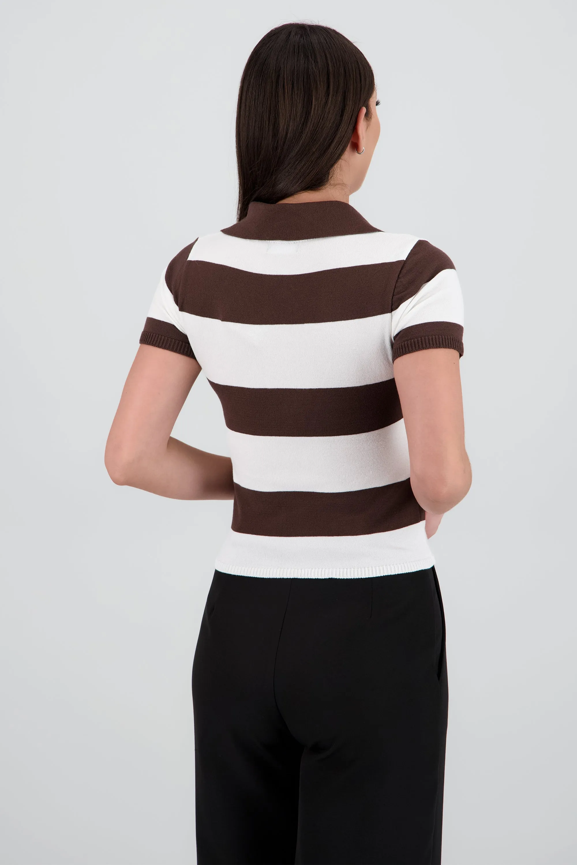 Top polo tejido ligero rayas sold by Shasa product image thumbnail 4