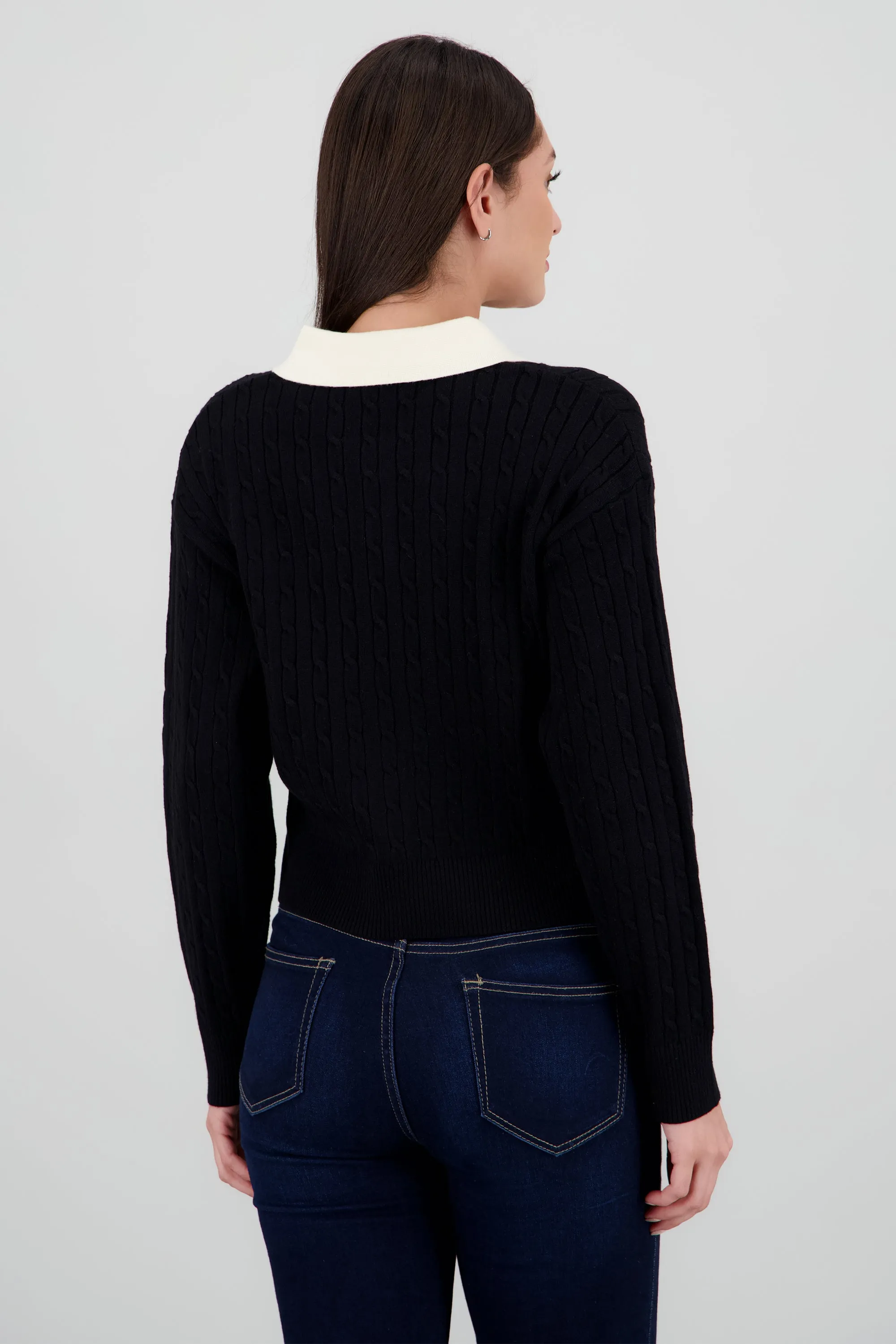 Sueter tipo polo con contraste en cuello sold by Shasa product image thumbnail 4