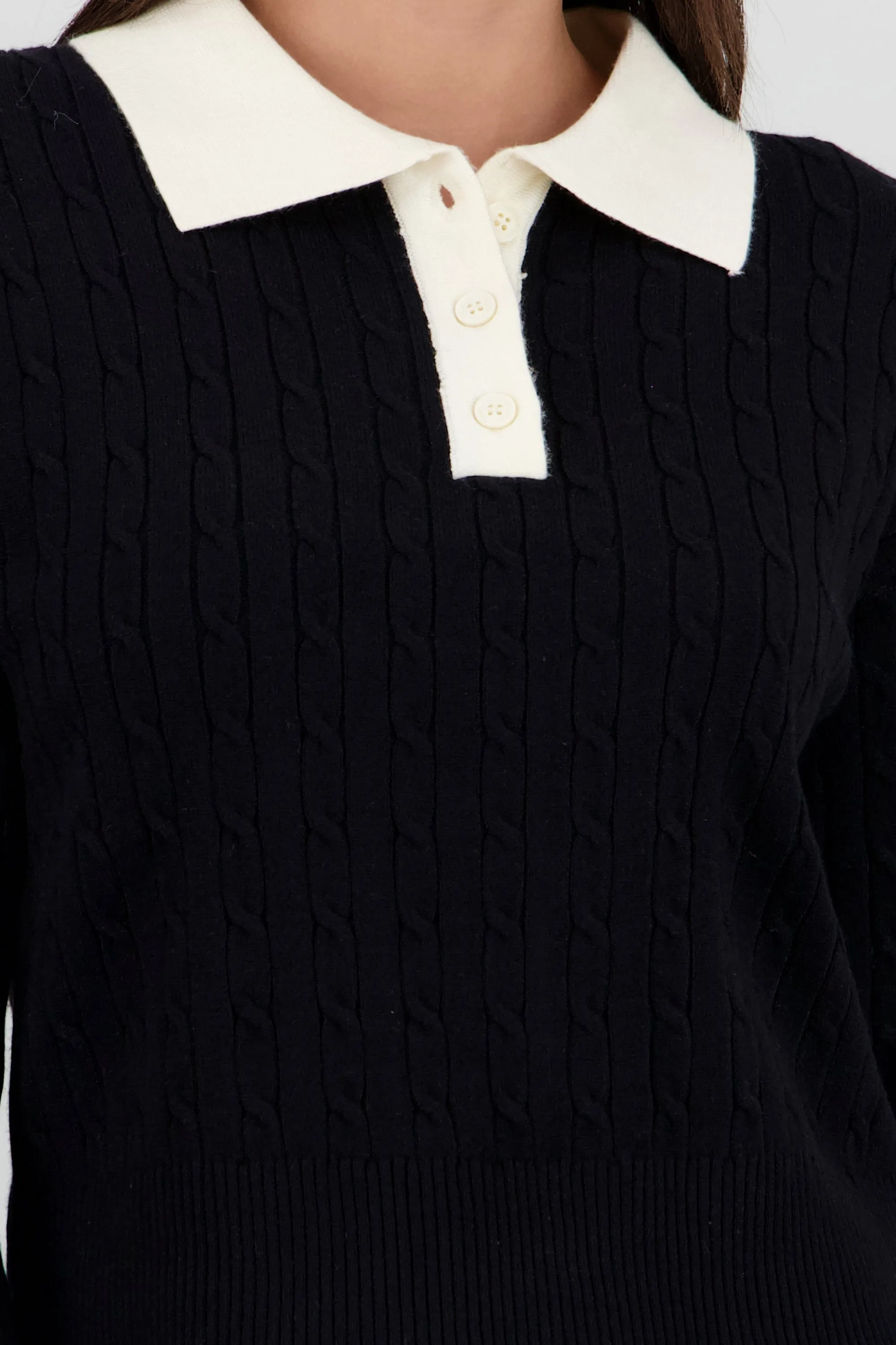 Sueter tipo polo con contraste en cuello sold by Shasa product image thumbnail 5