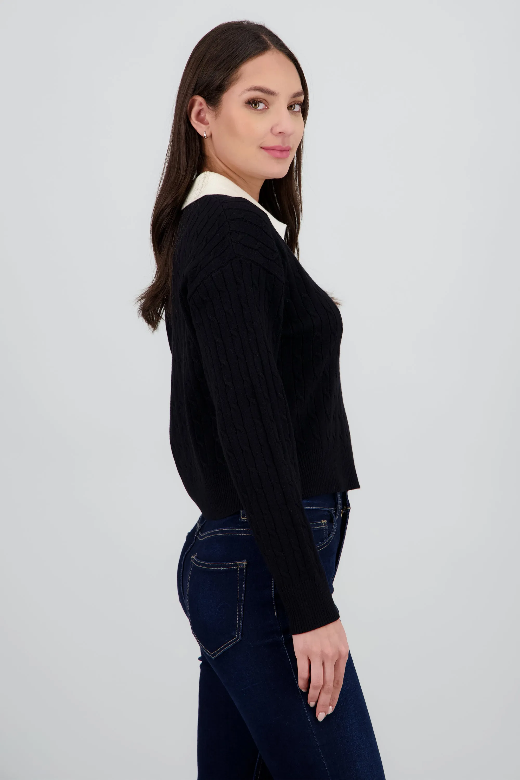 Sueter tipo polo con contraste en cuello sold by Shasa product image thumbnail 3